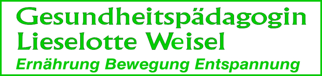 Gesundheitspädagogin Lieselotte Weisel